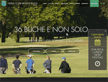 Tablet Screenshot of golfclubmonticello.it